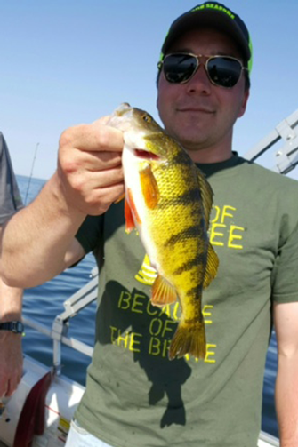 image of jake premo with big perch
