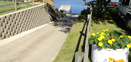 image of boat ramp at 4 seasons resort