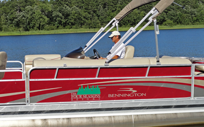 image of rental pontoon boat